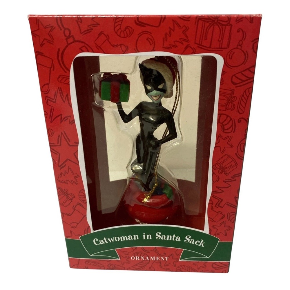 Catwoman in Santa Sack Christmas Ornament [Warner Bros. Studio Store Exclusive]‎